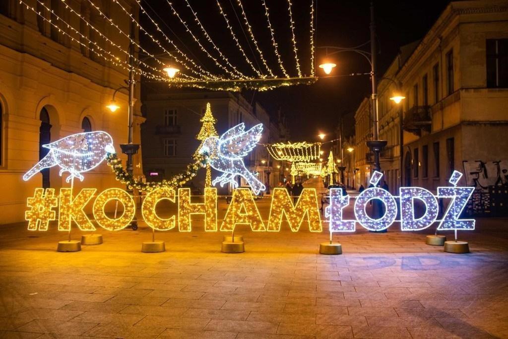 Apartament I Love Piotrkowska Z Wielkim Lustrem, Balkonem I Klimatyzacja Łódź Buitenkant foto